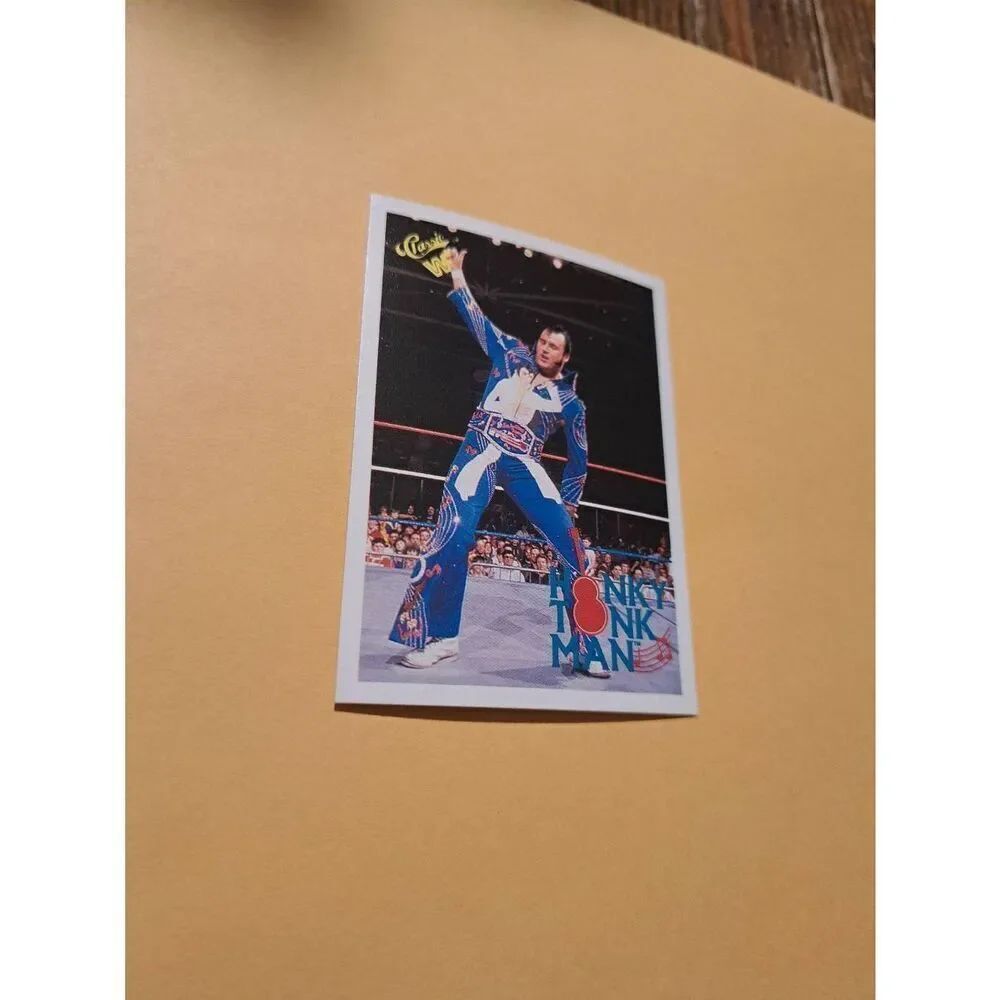Vintage 1990 WWF Honky Tonk Man Wrestling Trading Card #44 Titan Sports